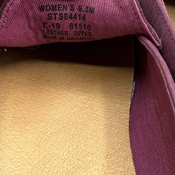 Sperry Bay View Slip On Leather Womens Pink Flat Casual Size 6.5 - Picture 10 of 10